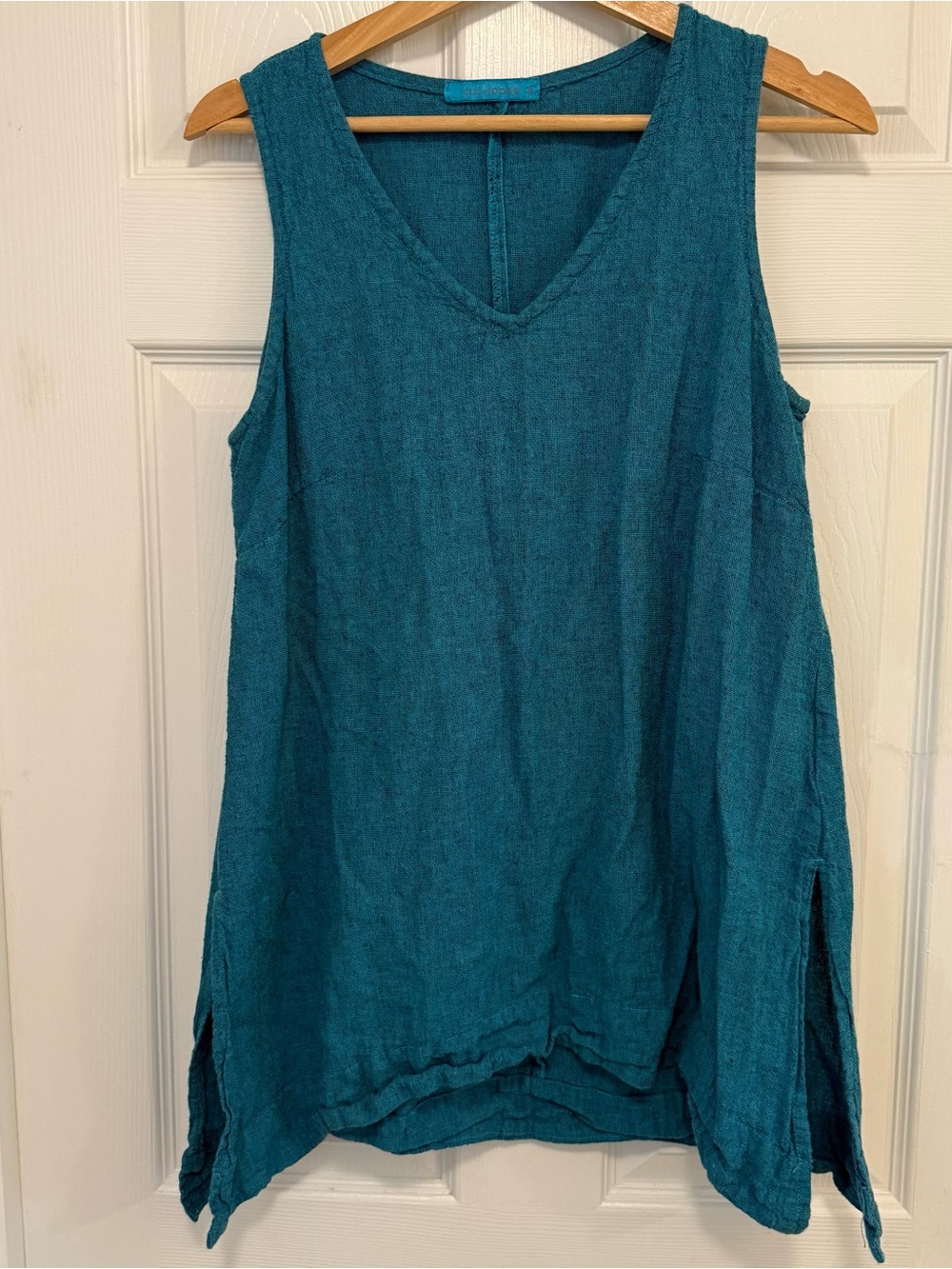 EUC Cut Loose Linen Cotton Sleeveless Tunic